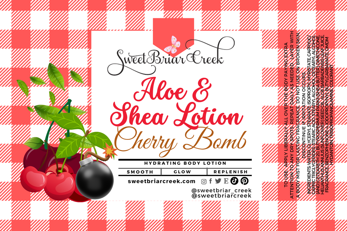 Cherry Bomb Shea & Aloe Body Lotion