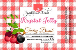 Cherry Bomb Krystal Jelly Squeeze for wax warmers.