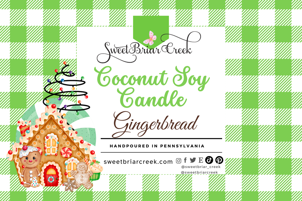 Gingerbread Coconut Soy Candle