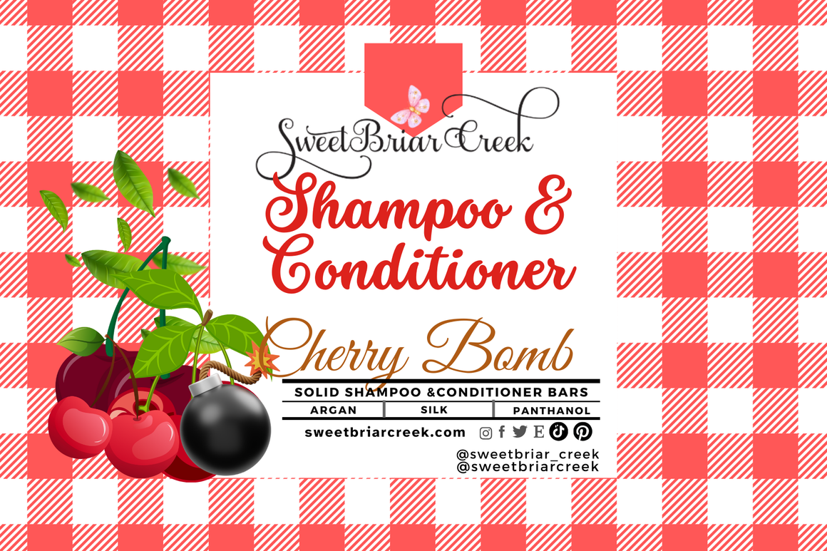 Cherry Bomb Shampoo & Conditioner Bars