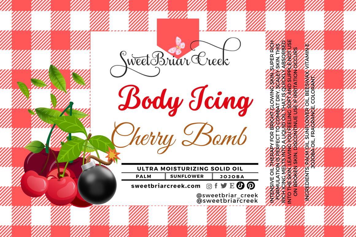 Cherry Bomb Body Icing