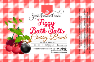 Cherry Bomb Fizzy Bath Salt Soak