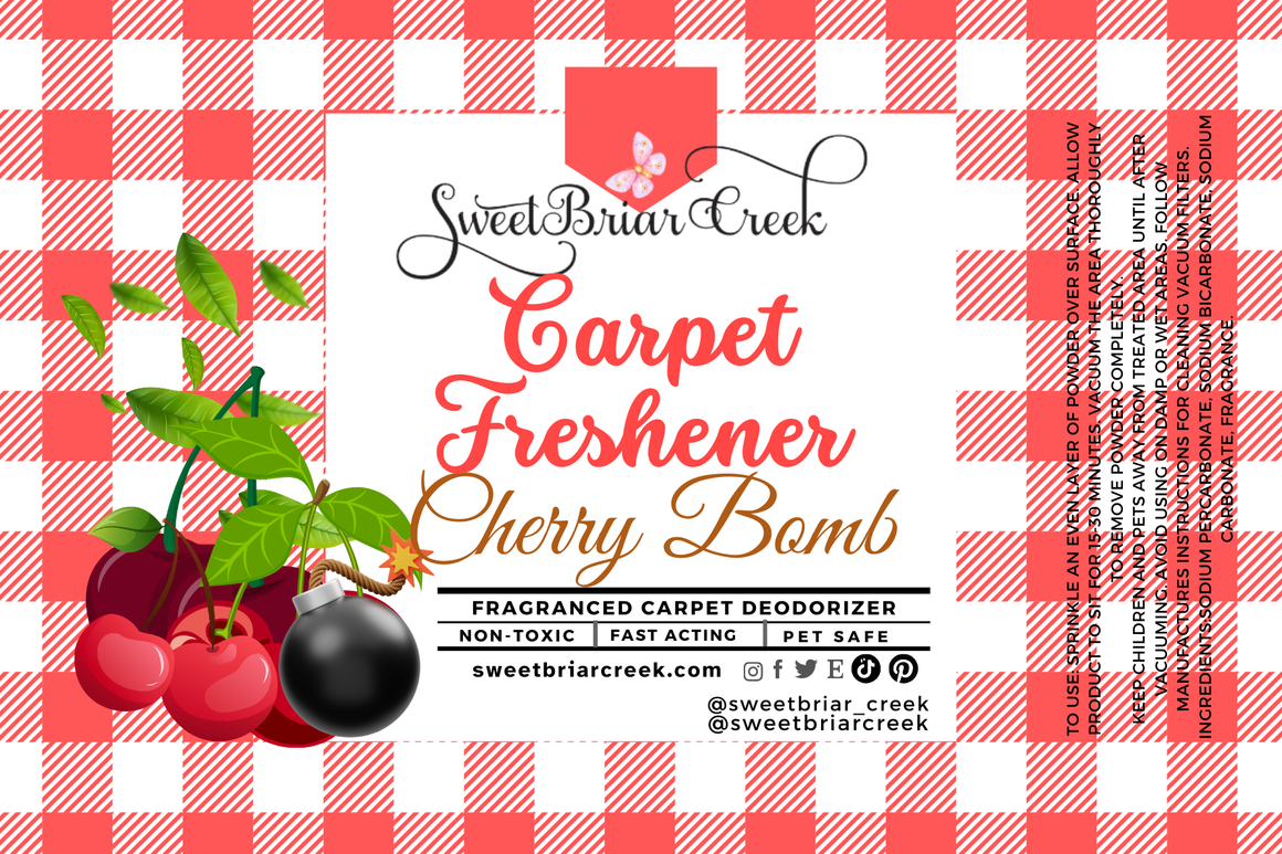 Cherry Bomb Carpet Freshener Powder