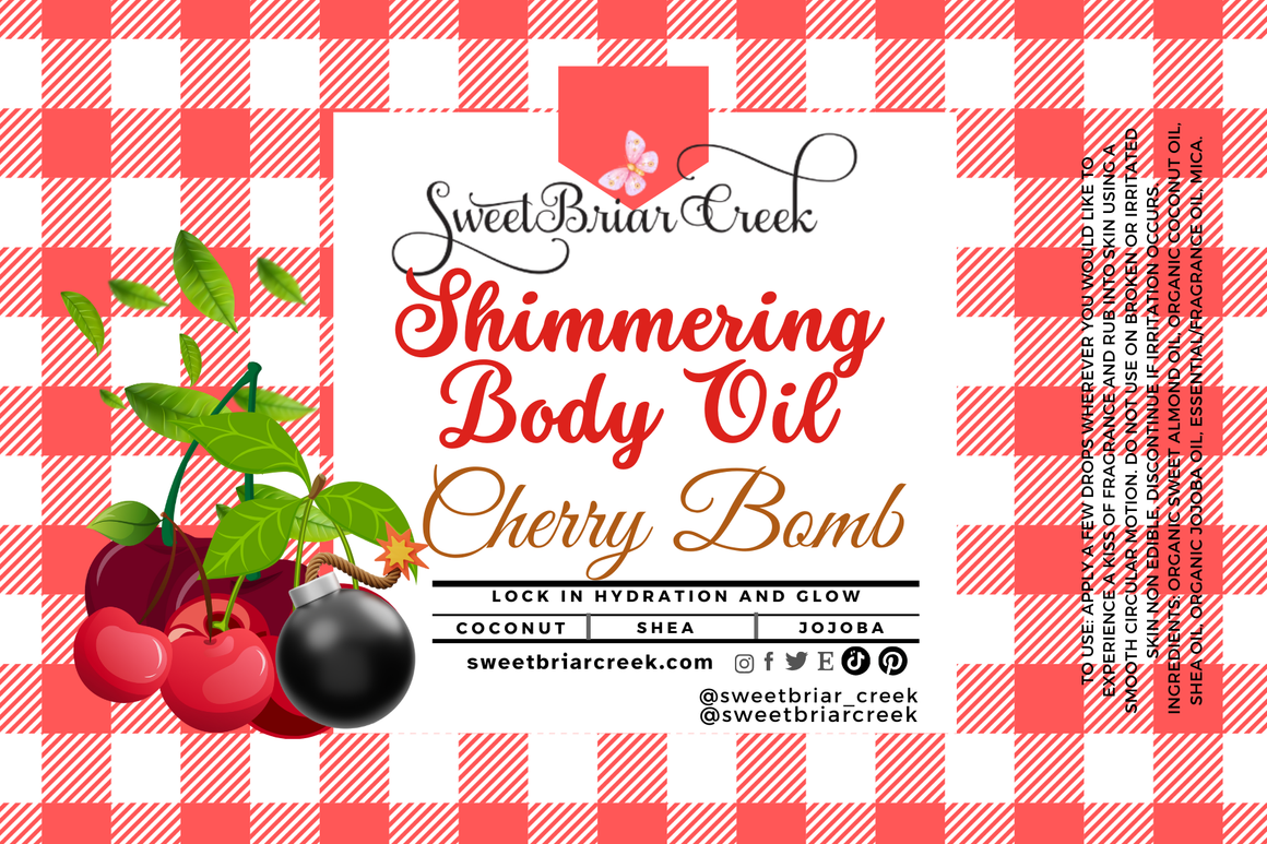 Cherry Bomb Shimmering Body Oil