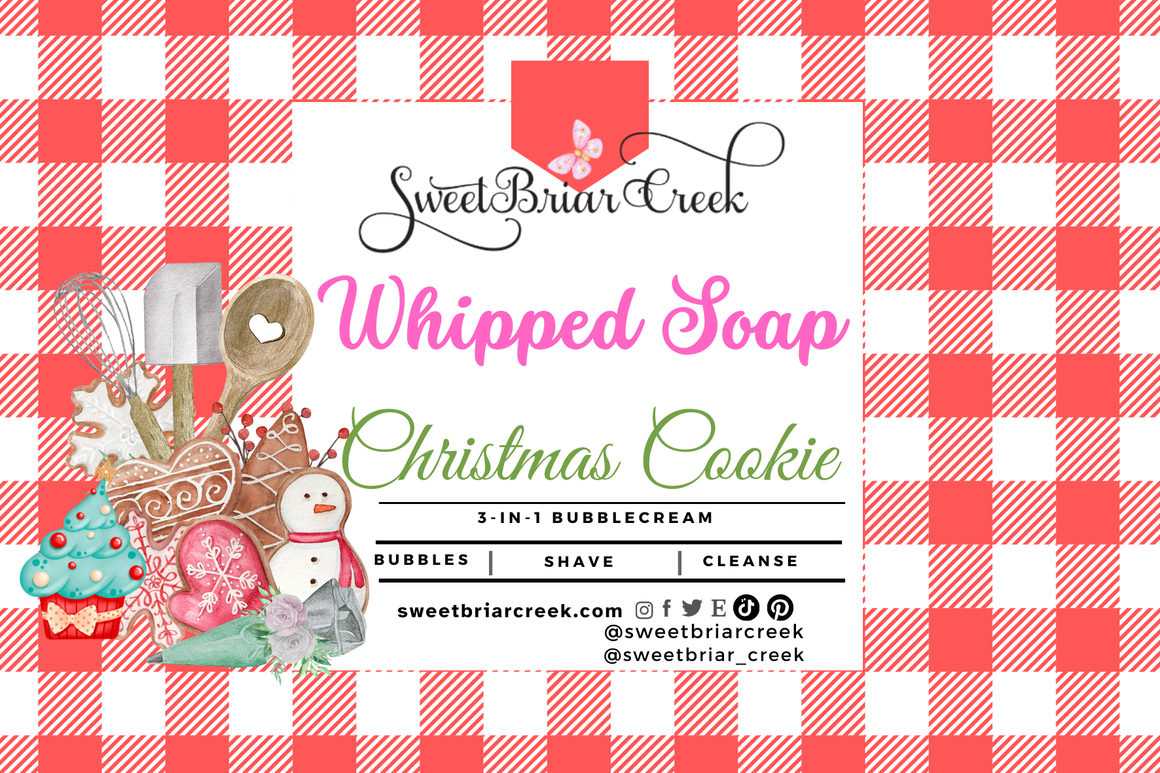 Christmas Cookie Whipped Soap & Shaving Cream