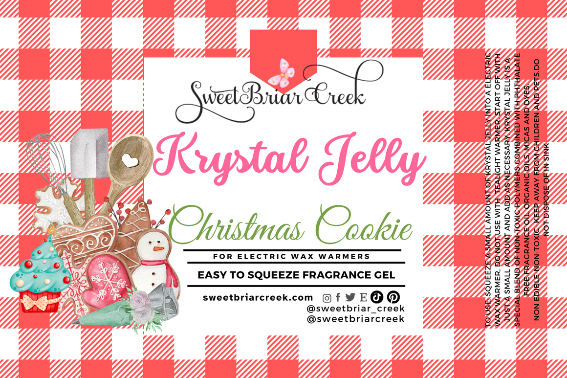 Christmas Cookie Krystal Jelly Squeeze for wax warmers.