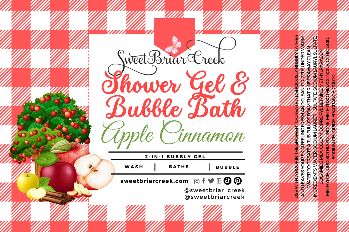 Apple Cinnamon Body Wash + Bubble Bath