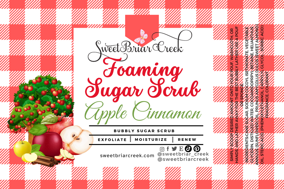Apple Cinnamon Whipped Sugar Scrub