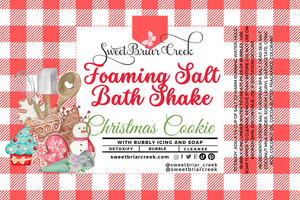 Christmas Cookie Foaming Salt Bath Shake