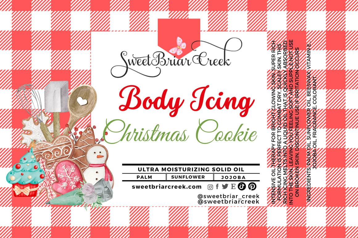 Christmas Cookie Body Icing