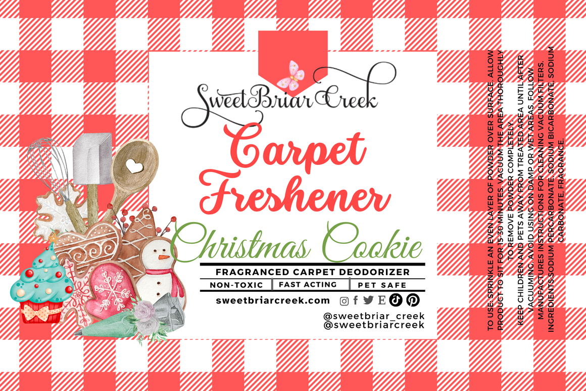 Christmas Cookie Carpet Freshener Powder