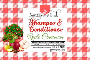 Apple Cinnamon Shampoo & Conditioner Bars