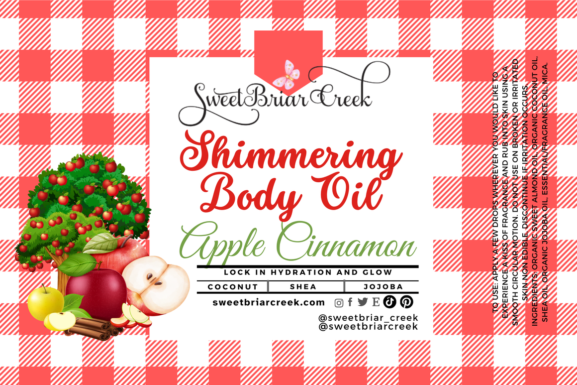 Apple Cinnamon Shimmering Body Oil