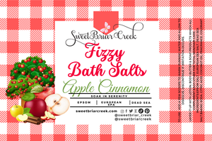 Apple Cinnamon Fizzy Bath Salt Soak