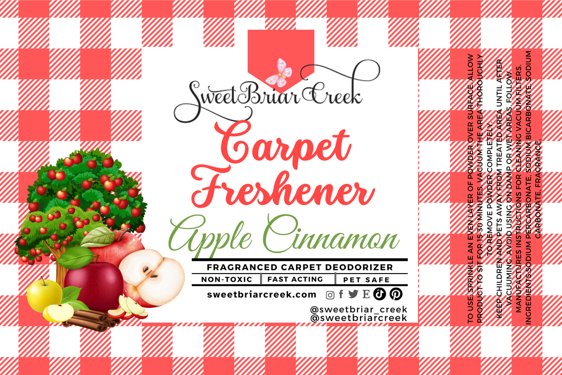 Apple Cinnamon Carpet Freshener Powder