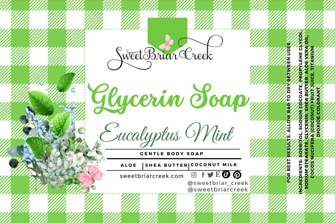 Eucalyptus Mint Glycerin Soap Bar