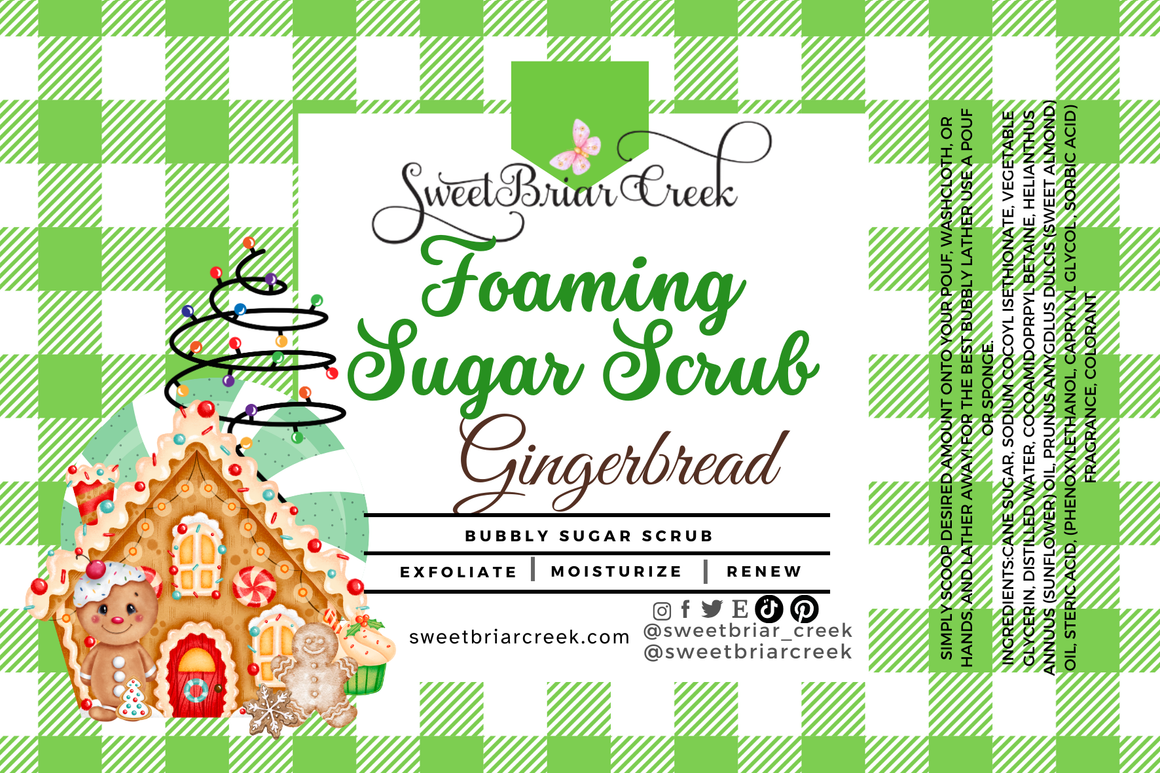 GIngerbread Whipped Sugar Scrub