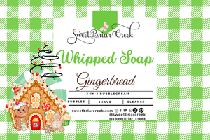 Gingerbread Whipped Soap & Shaving Cream