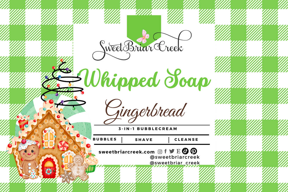 Gingerbread Whipped Soap & Shaving Cream