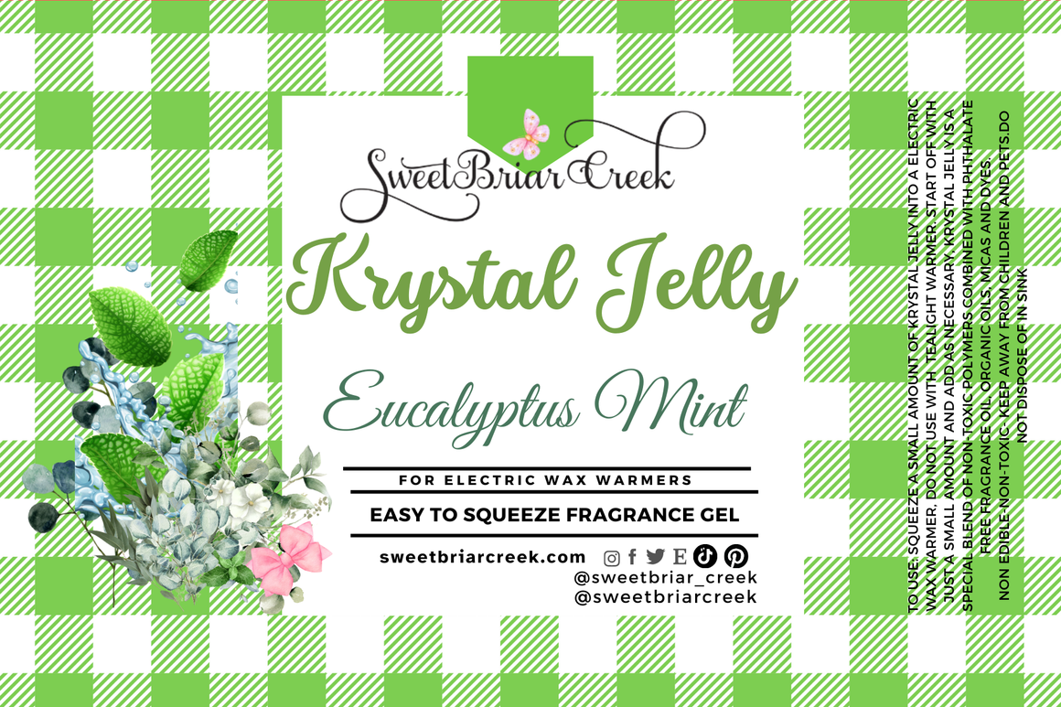 Eucalyptus Mint Krystal Jelly Squeeze for wax warmers