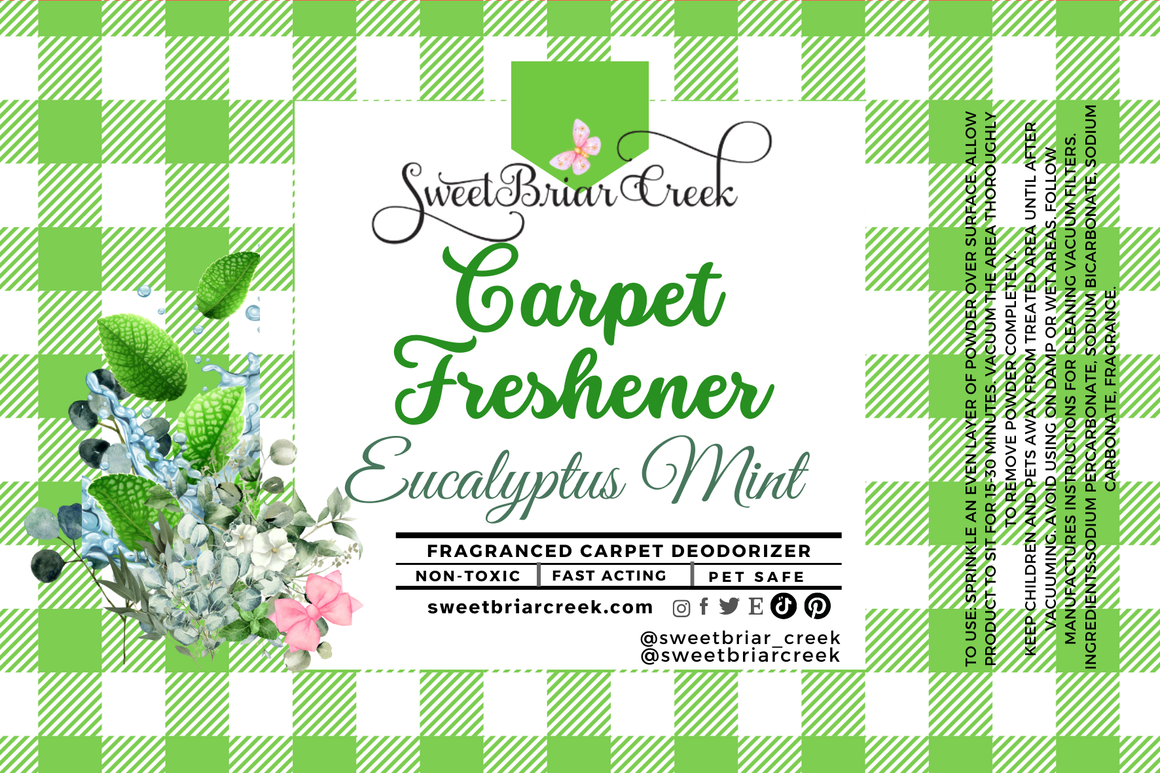 Eucalyptus Mint Carpet Freshener Powder
