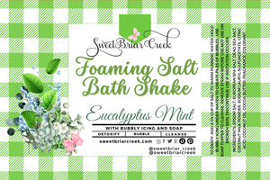Eucalyptus Mint Foaming Salt Bath Shake