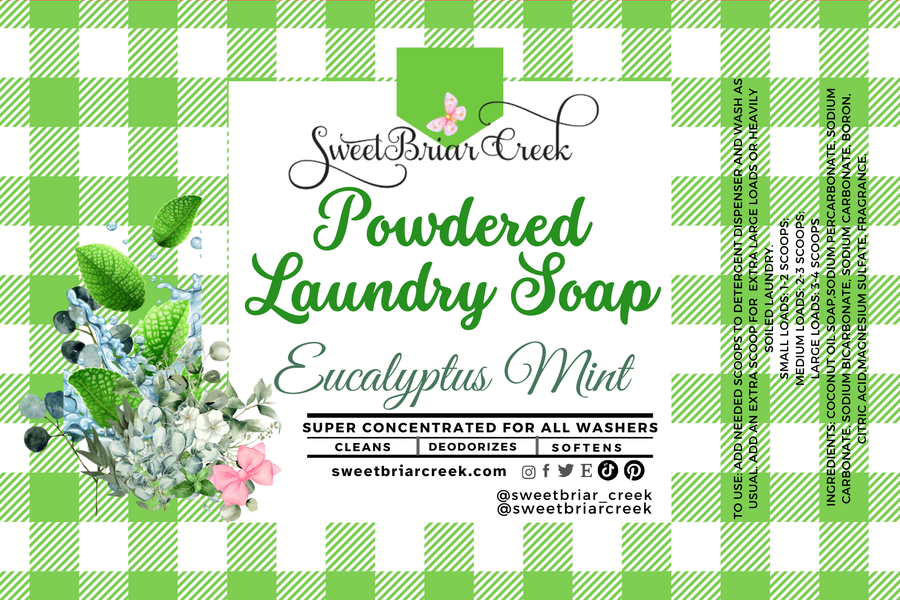 Eucalyptus Mint Powdered Laundry Soap