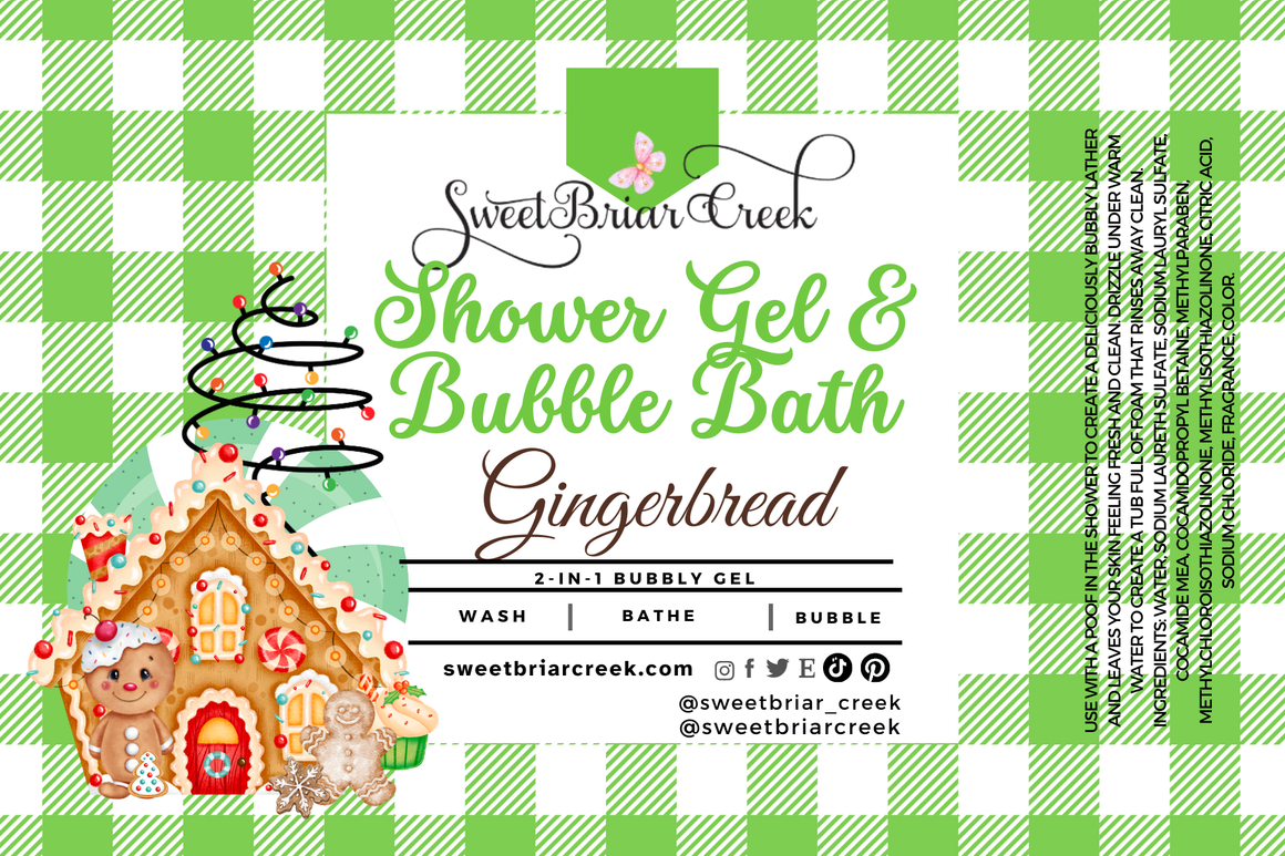 Gingerbread Body Wash + Bubble Bath
