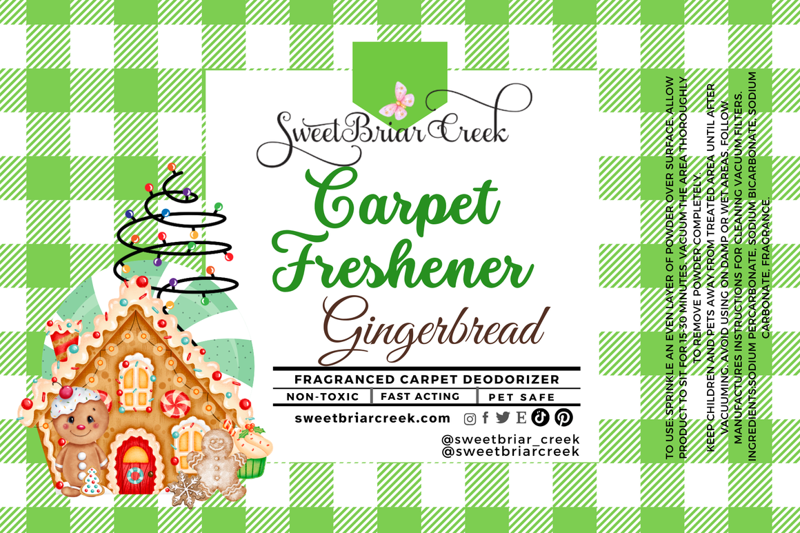 Gingerbread Carpet Freshener Powder