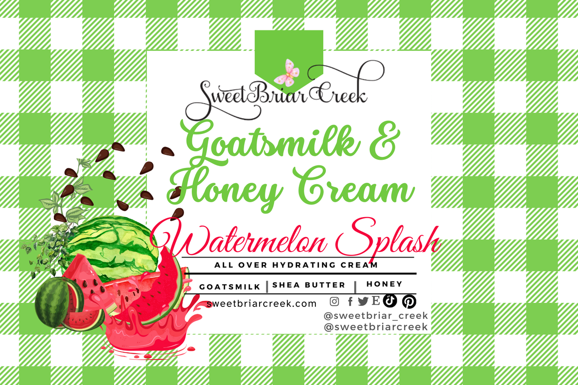 Watermelon Splash Goat Milk & Honey Body Creme