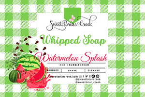 Watermelon Splash Whipped Soap & Shaving Cream