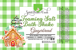 Gingerbread Foaming Salt Bath Shake