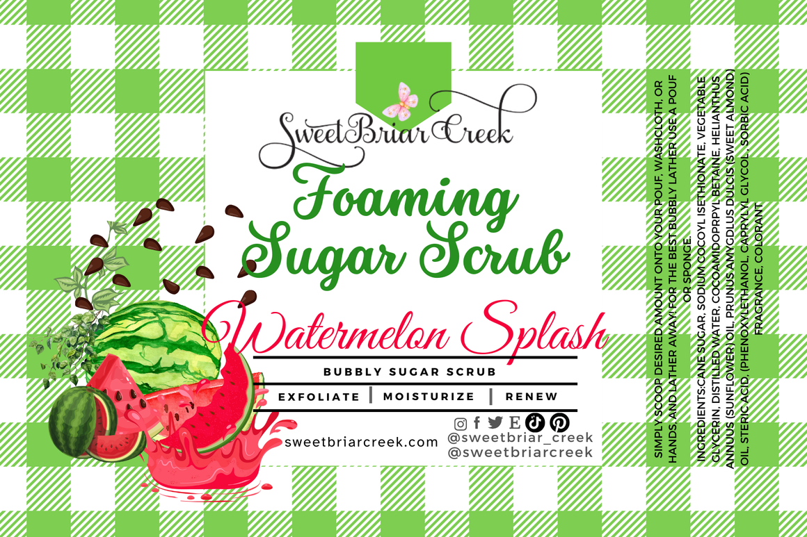 Watermelon Splash Whipped Sugar Scrub