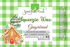 Gingerbread Squeezie Wax + Scoopable melts for Waxwarmer