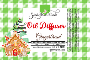 Gingerbread Hanging Car Diffuser & Refills