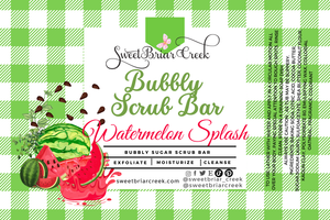 Watermelon Splash Bubbly Scrub Body Bars