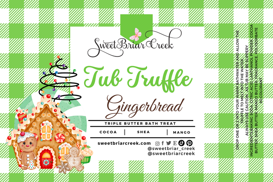 Gingerbread Bath Butter Tub Truffles