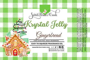 Gingerbread Krystal Jelly Squeeze for wax warmers.