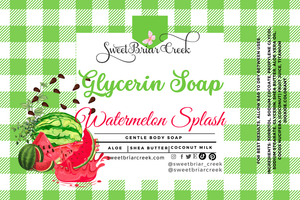 Watermelon Splash Glycerin Soap Bar