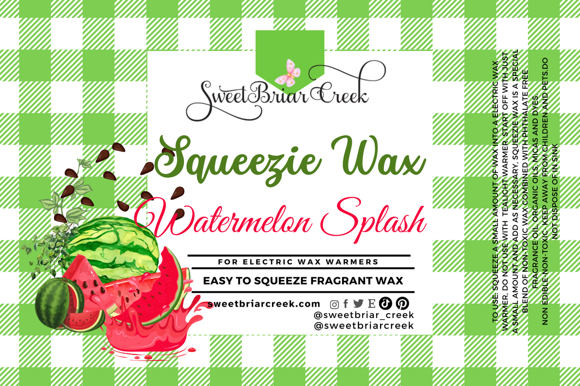 Watermelon Splash Squeezie Wax + Scoopable melts for Waxwarmer