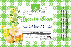 7-up Pound Cake Glycerin Soap Bar