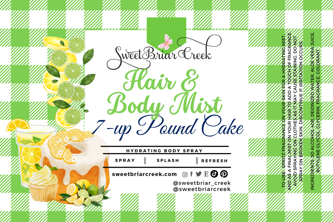 7-up Pound Cake Hair & Body Mist