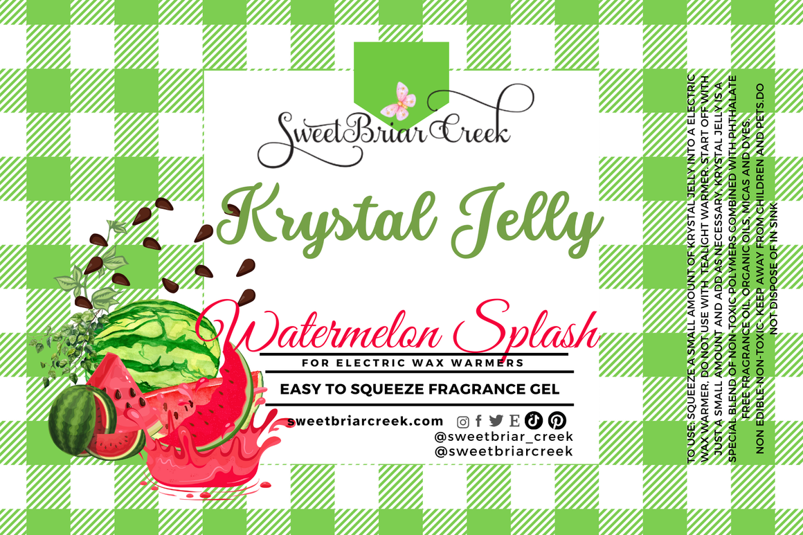 Watermelon Splash Krystal Jelly Squeeze for wax warmers.