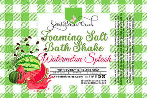 Watermelon Splash Foaming Salt Bath Shake