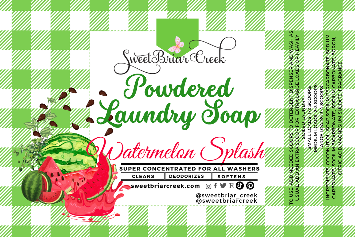 Watermelon Splash Powdered Laundry Soap
