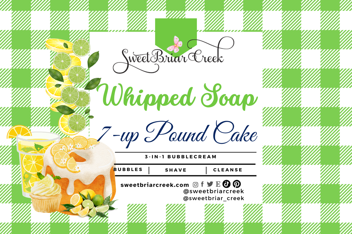 7-Up Pound Cake Whipped Soap & Shaving Cream