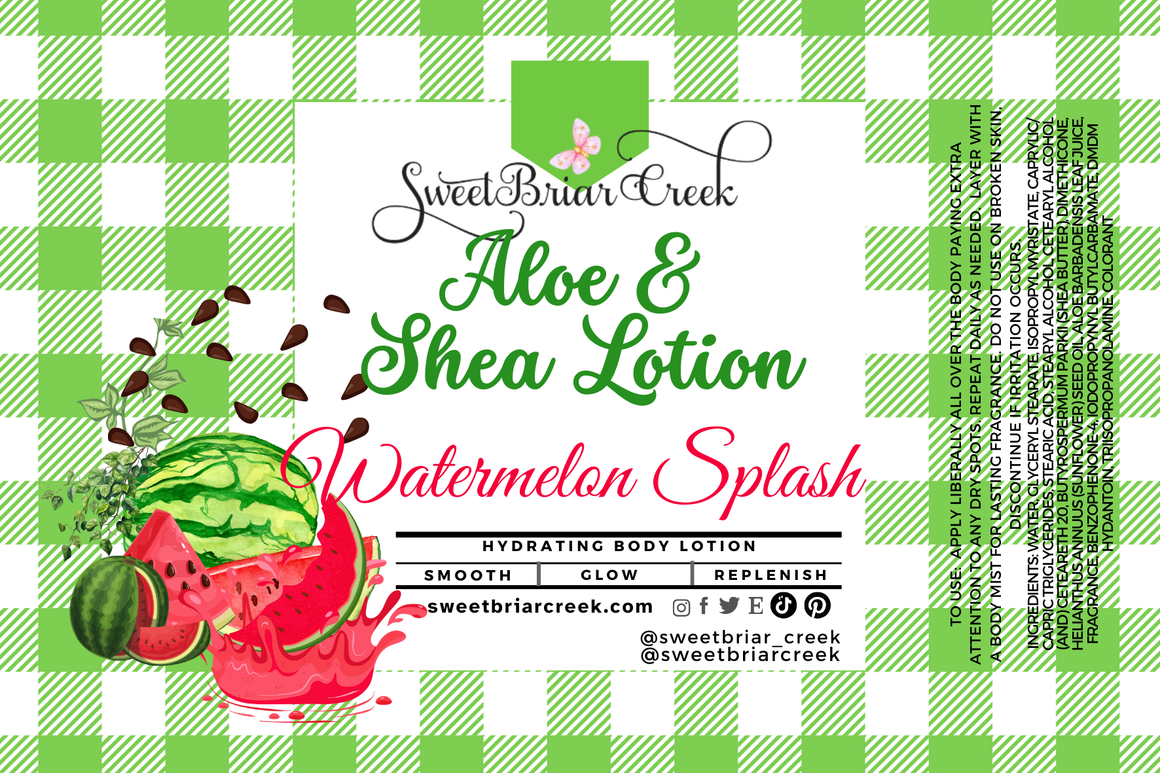 Watermelon Splash Shea & Aloe Body Lotion
