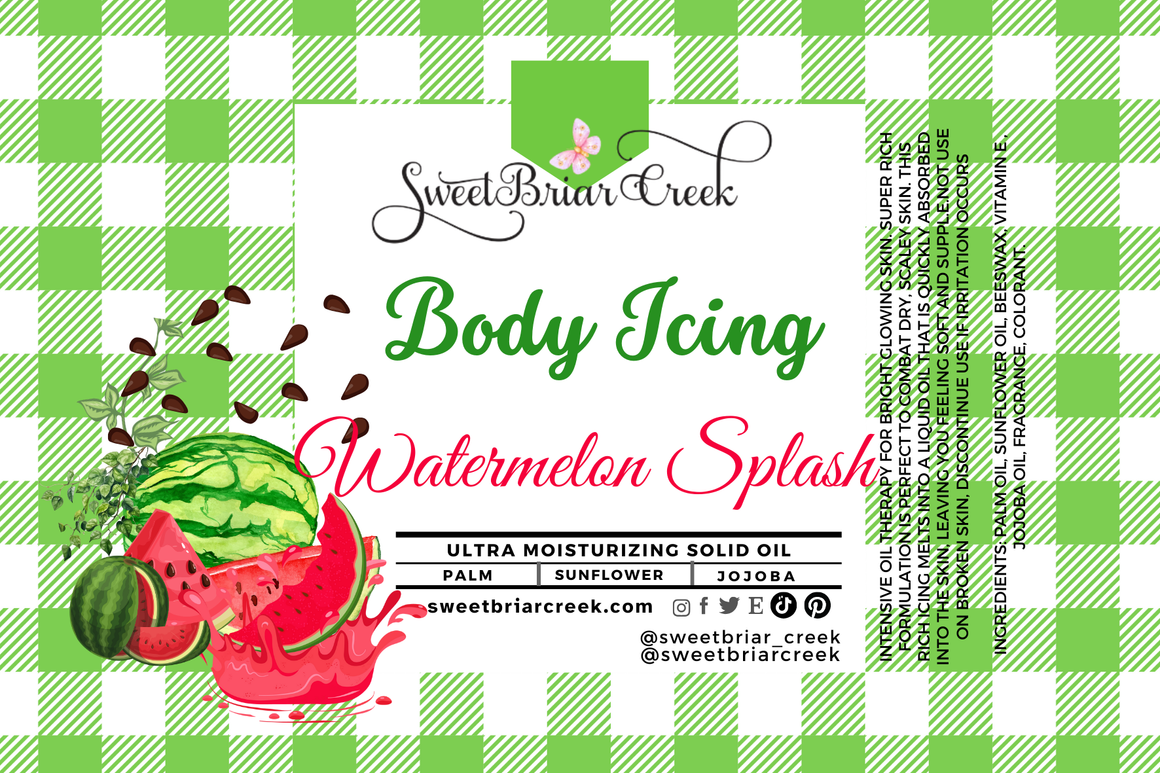 Watermelon Splash Body Icing