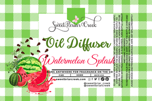 Watermelon Splash Hanging Car Diffuser & Refills