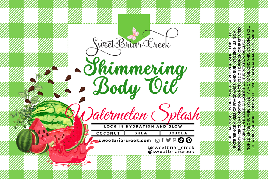 Watermelon Splash Shimmering Body Oil